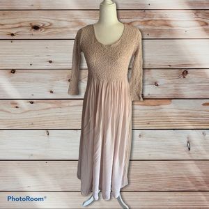 Vintage Bonnie Strauss 80s maxi dress sz8